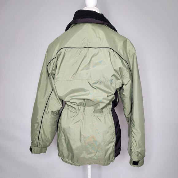 Vintage Mobius Green 2 Piece Ski Snow Jacket Women's Size 6 - Picture 4 of 9